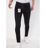 True Rise Skinny Jeans For Men - 5509 - Black