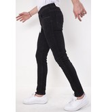 True Rise Skinny Jeans For Men - 5509 - Black