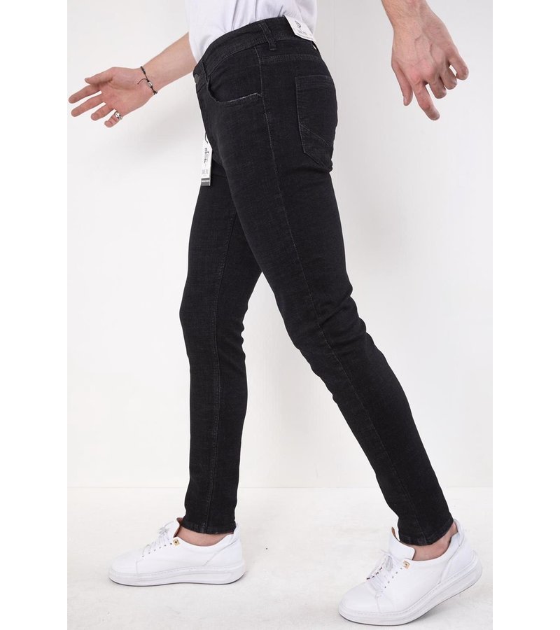 True Rise Skinny Jeans For Men - 5509 - Black