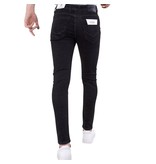 True Rise Skinny Jeans For Men - 5509 - Black