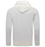 Local Fanatic Zwitsal Print Hoodie For Men - White