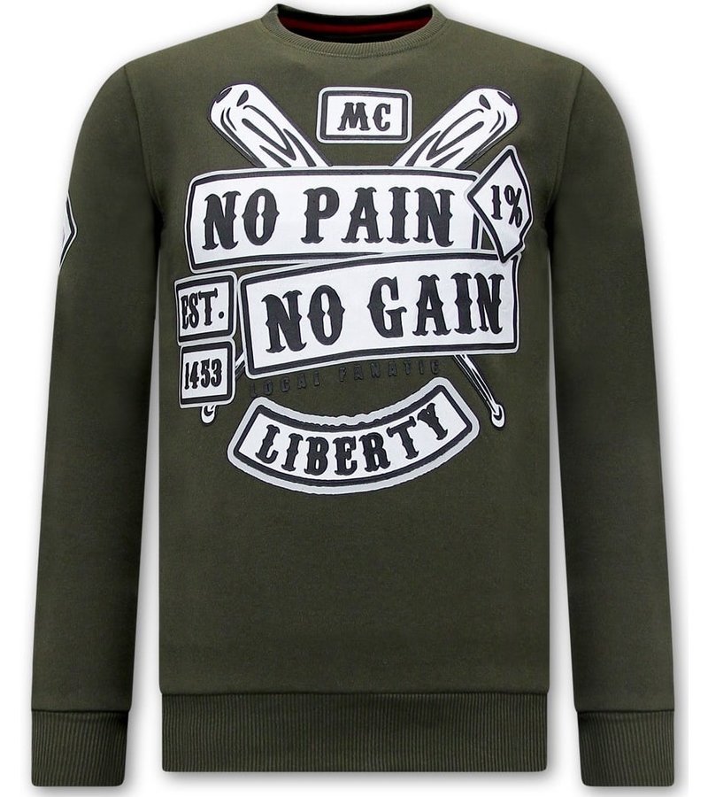 Local Fanatic Men Sweatshirt Sons of Anarchy - Green