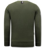 Local Fanatic PLATA O PLOMO Men Sweater - Green