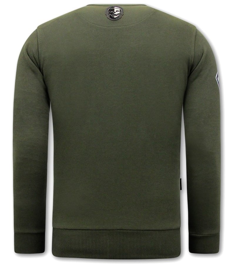 Local Fanatic PLATA O PLOMO Men Sweater - Green