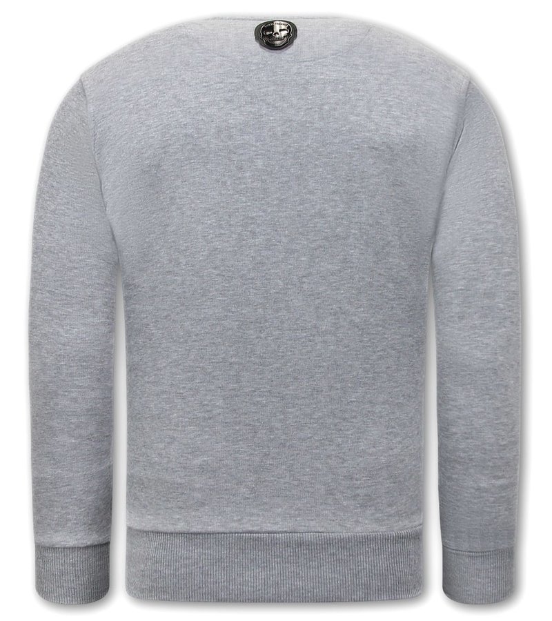 Local Fanatic Sweatshirt Straight Outta Ghetto - Grey