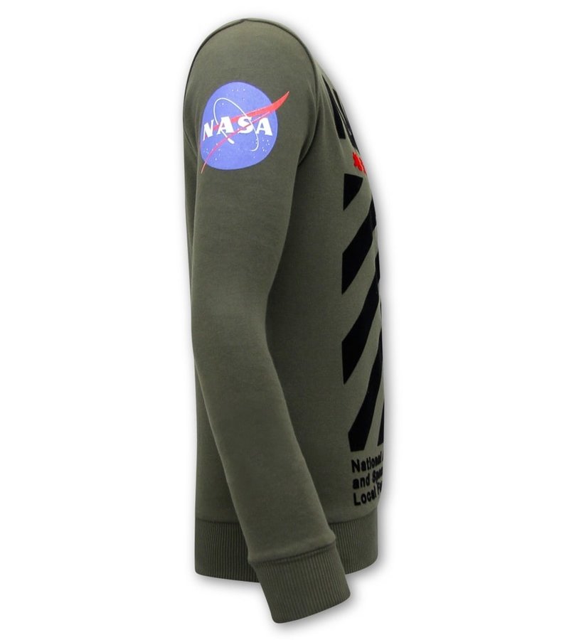 Local Fanatic Nasa Men Sweatshirt - Green