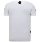 Local Fanatic Men T Shirt DuckSide Print - White