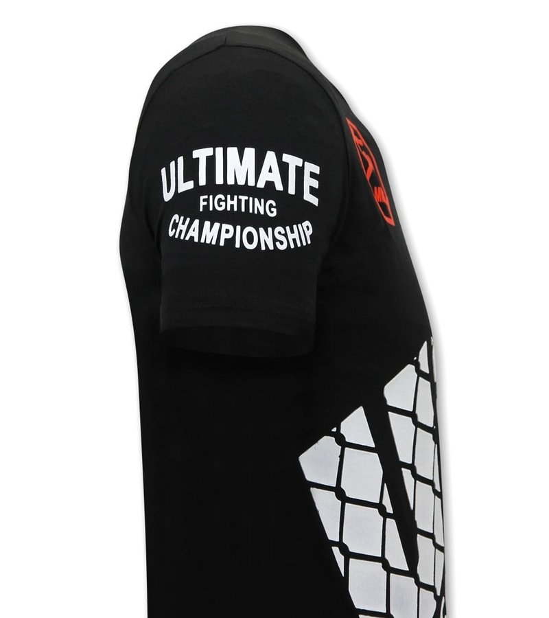 Local Fanatic UFC  Championship T Shirt - Black