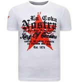 Local Fanatic Man T Shirt La Coka Nostra King of Cocaines - White