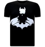 Local Fanatic T Shirt with Batman Print - Black