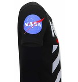 Local Fanatic NASA Print Men T Shirt - Black