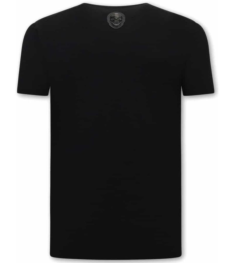 Local Fanatic Narcos Plata O Plomo Men T shirt - Black