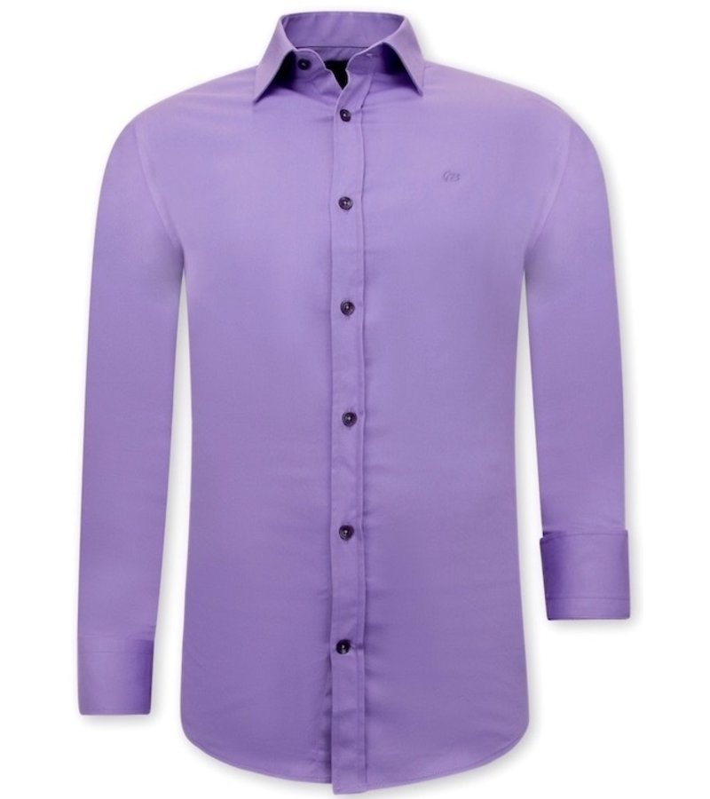 Tony Backer Classic Men's Shirt Styles - 3073 - Purple