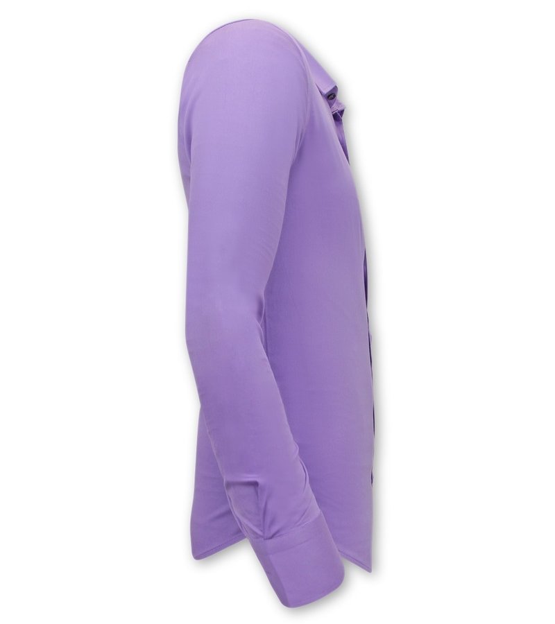 Tony Backer Classic Men's Shirt Styles - 3073 - Purple