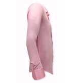 Tony Backer Plain Casual Shirts For Mens - 3071 - Pink