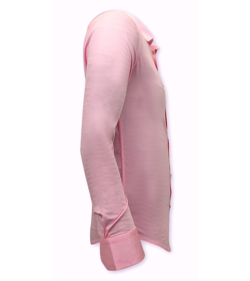 Tony Backer Plain Casual Shirts For Mens - 3071 - Pink