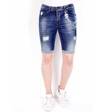 Local Fanatic Ripped Short Pants Men - 1015 - Blue