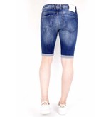 Local Fanatic Ripped Short Pants Men - 1015 - Blue