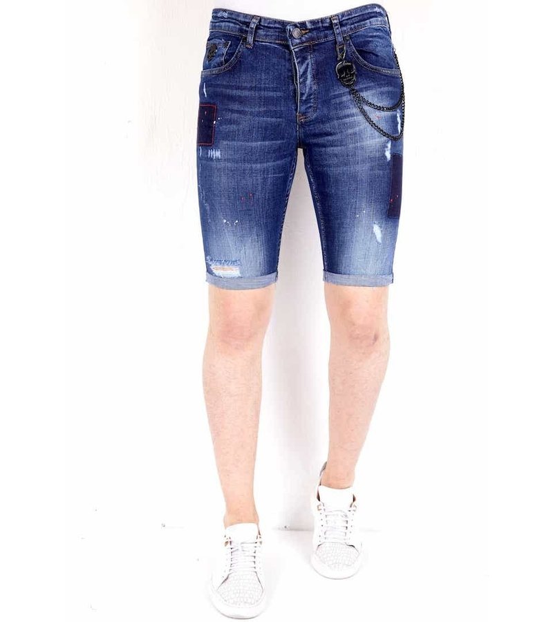 Local Fanatic Mens Shorts Ripped - 1020 - Blue