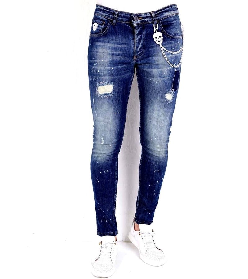 Local Fanatic Ripped Jeans For Guys - 1010 - Blue