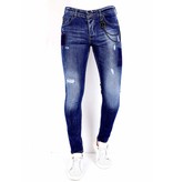 Local Fanatic Slim Fit Ripped Jeans Men - 1001 - Blue