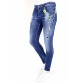 Local Fanatic Jeans With Holes Men's - 1005 - Blue