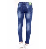 Local Fanatic Jeans With Holes Men's - 1005 - Blue