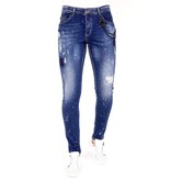 Local Fanatic Paint Splash Jeans - 1026 - Blue