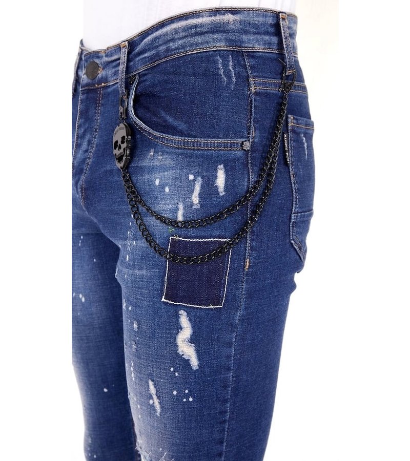 Local Fanatic Paint Splash Jeans - 1026 - Blue