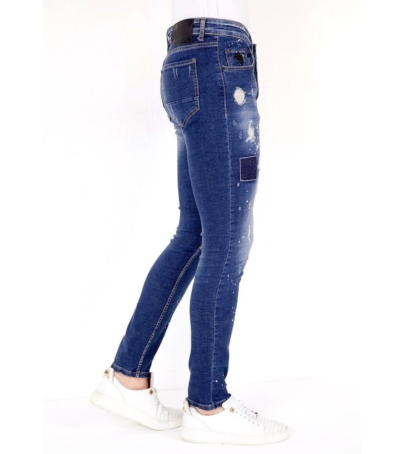 Local Fanatic Paint Splash Jeans - 1026 - Blue