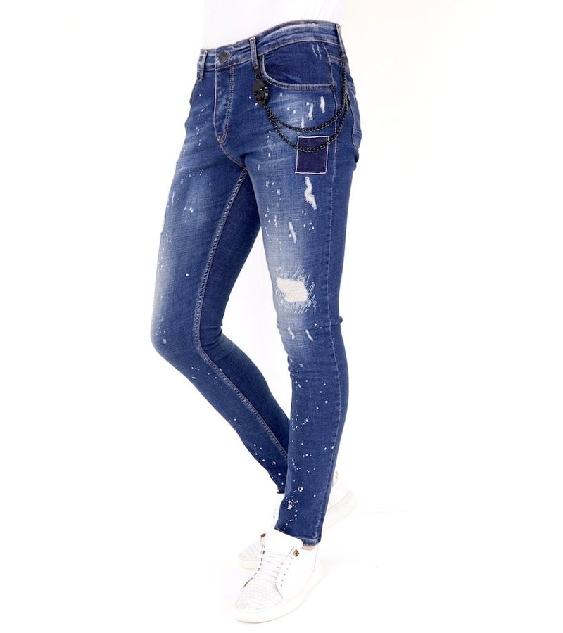 Local Fanatic Paint Splash Jeans - 1026 - Blue