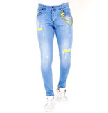 Local Fanatic Street Style Ripped Jeans Men - 1024 - Blue