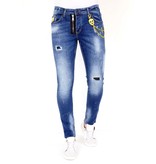 Local Fanatic Ripped Jeans Men Style - 1023 - Blue