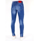 Local Fanatic Embroidered Jeans Men - 1030 - Blue