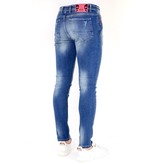 Local Fanatic Paint Drops Jeans Men - 1036 - Blue