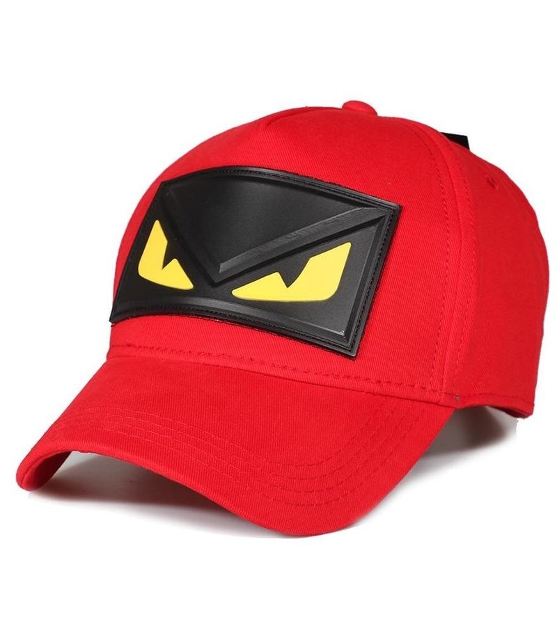 Enos Mens Caps Yellow Eye - Red