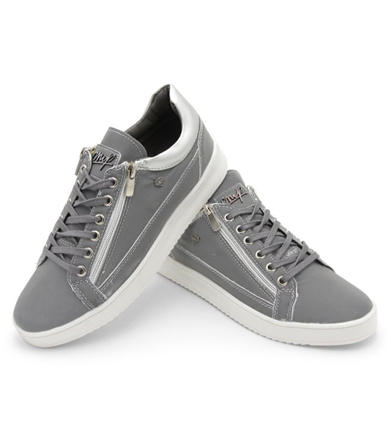 Cash Money Men Sneakers Reflect Grey White - CMS97 - Grey