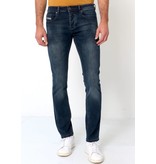 True Rise Men's Slim Fit Jeans Cheap - A-11049 - Blue