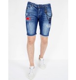 Local Fanatic Designer Jeans Shorts - 1041 - Blue