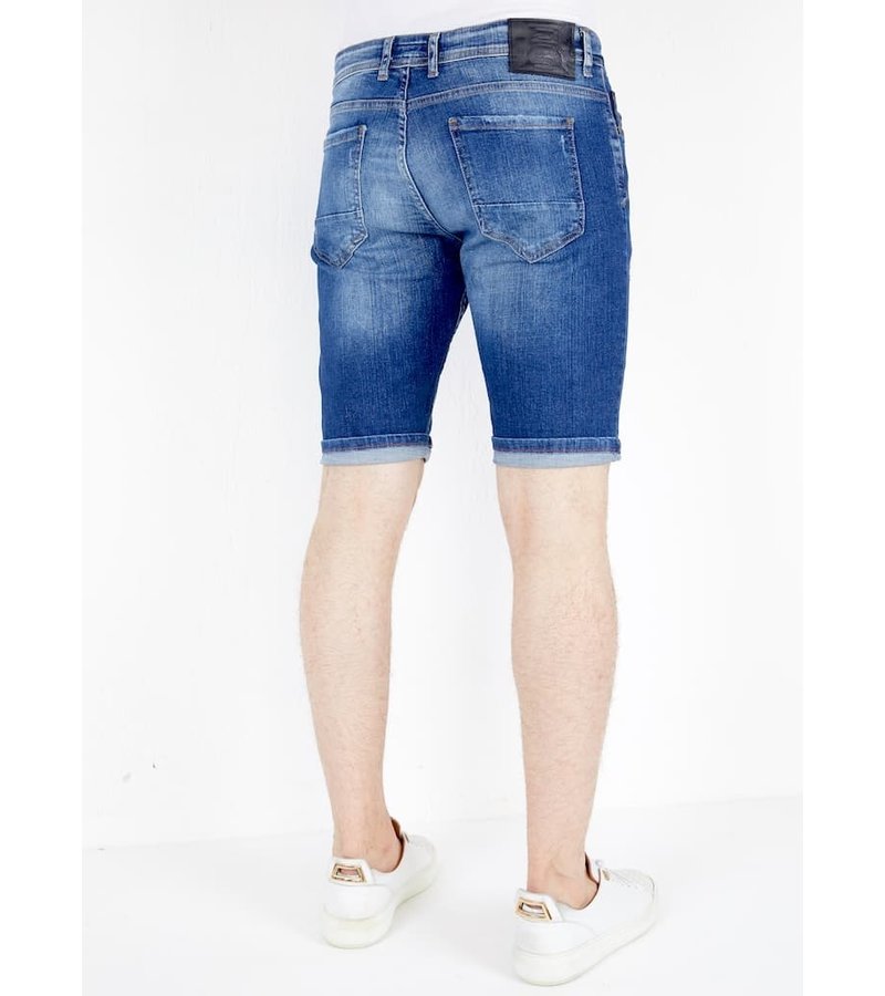 Local Fanatic Designer Jeans Shorts - 1041 - Blue