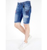 Local Fanatic Designer Jeans Shorts - 1041 - Blue