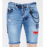 Local Fanatic Cool Denim Shorts For Men - 1042 - Blue