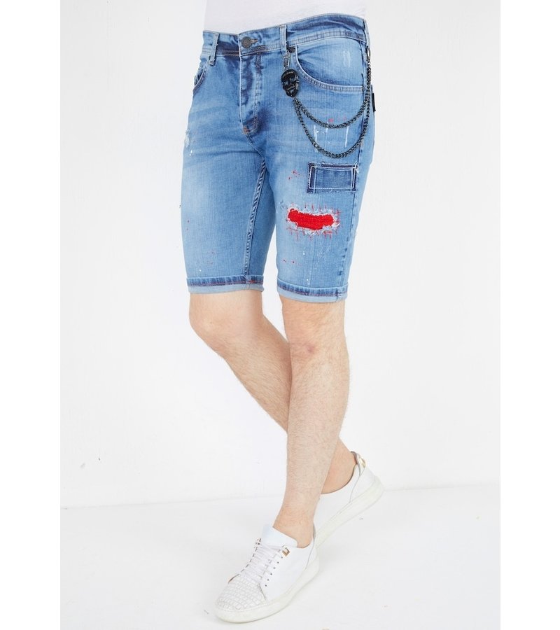 Local Fanatic Cool Denim Shorts For Men - 1042 - Blue