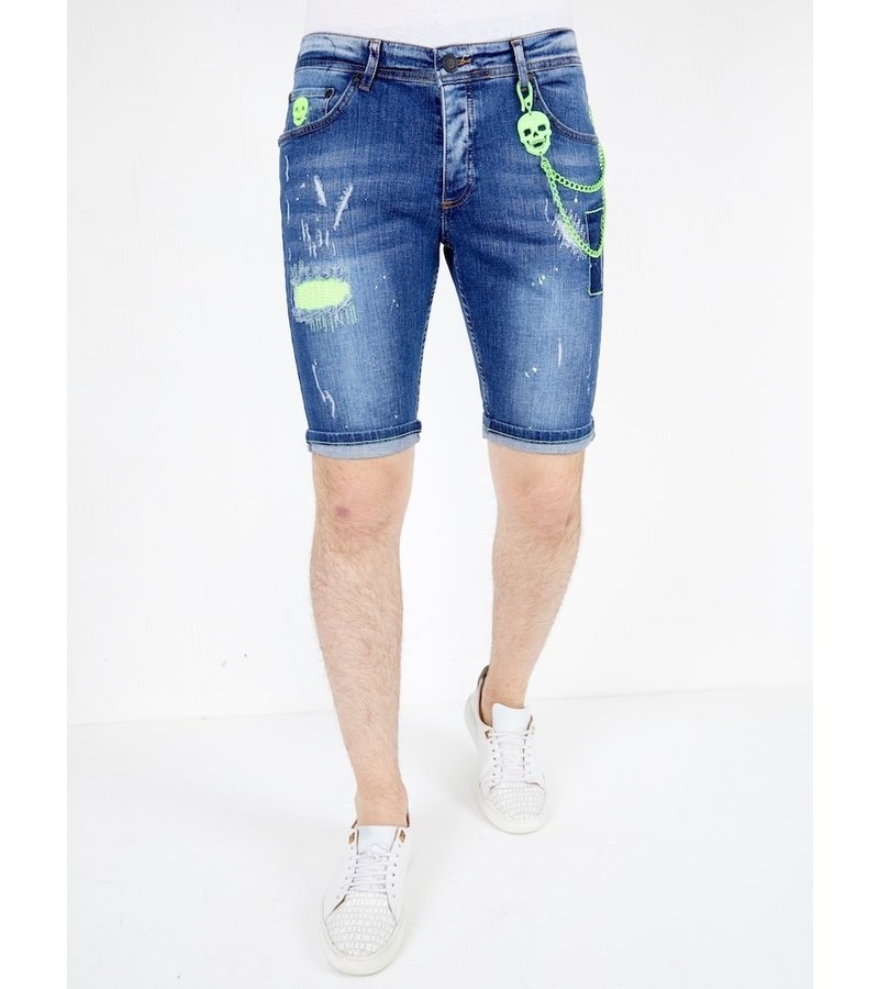 Local Fanatic Designer Mens Shorts - 1044 - Blue