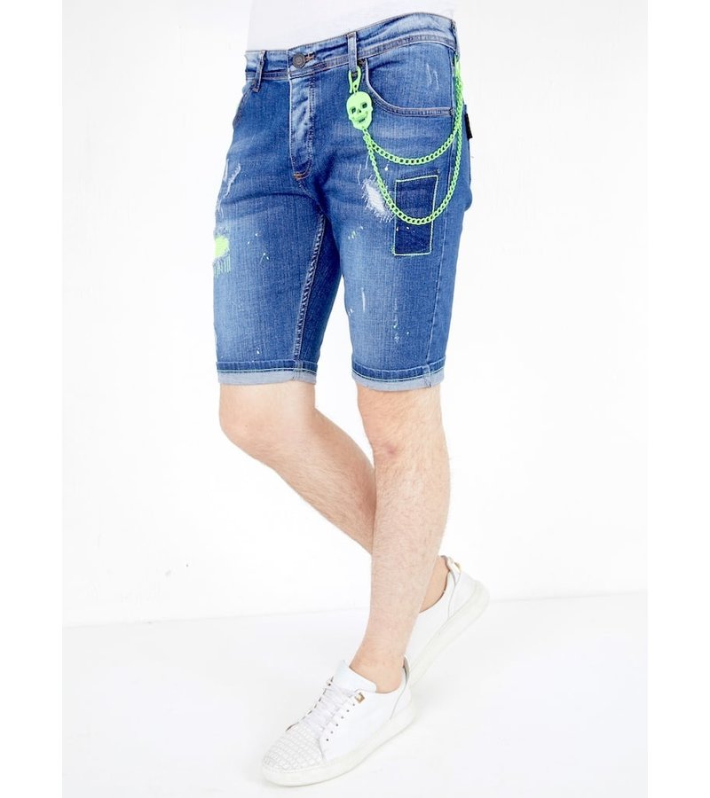 Local Fanatic Designer Mens Shorts - 1044 - Blue