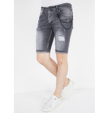 Local Fanatic Ripped Shorts Men's Outfit ​- 1039 - Grey