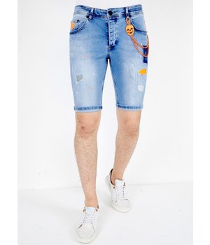 Local Fanatic Men Style Denim Shorts - 1040 - Blue