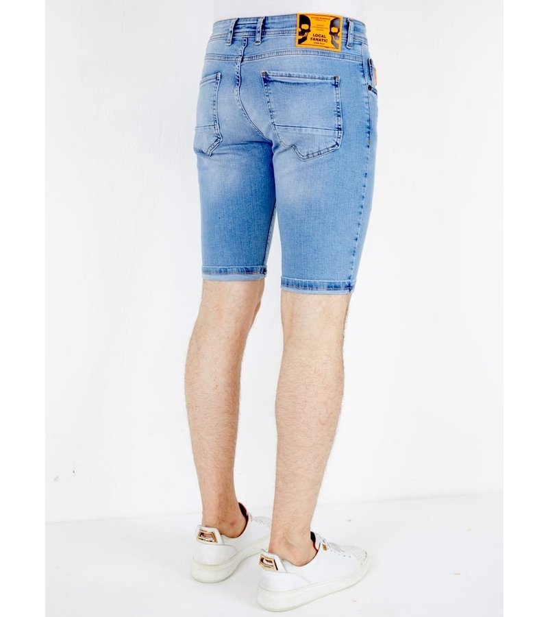 Local Fanatic Men Style Denim Shorts - 1040 - Blue