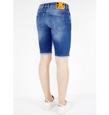 Local Fanatic Ripped Jeans Shorts - 1049 - Blue