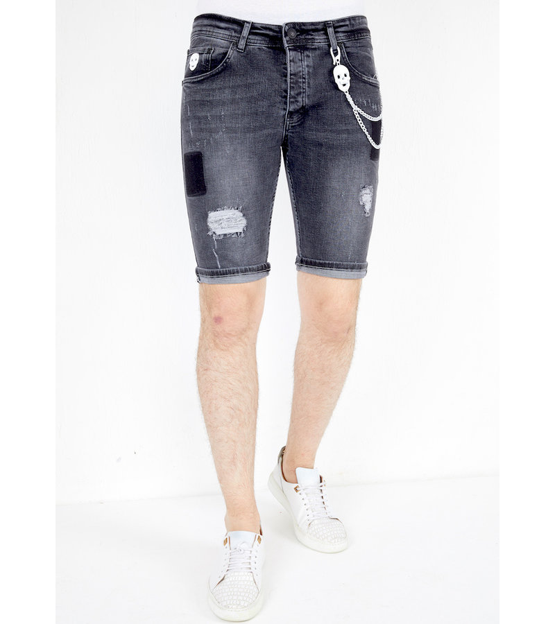 Local Fanatic Mens Denim Shorts - 1050 - Black